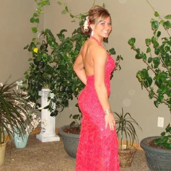 Precious Formals | Dresses | Precious Formals Padded Prom Dress Beaded From  India Coral Sequins Dress | Poshmark